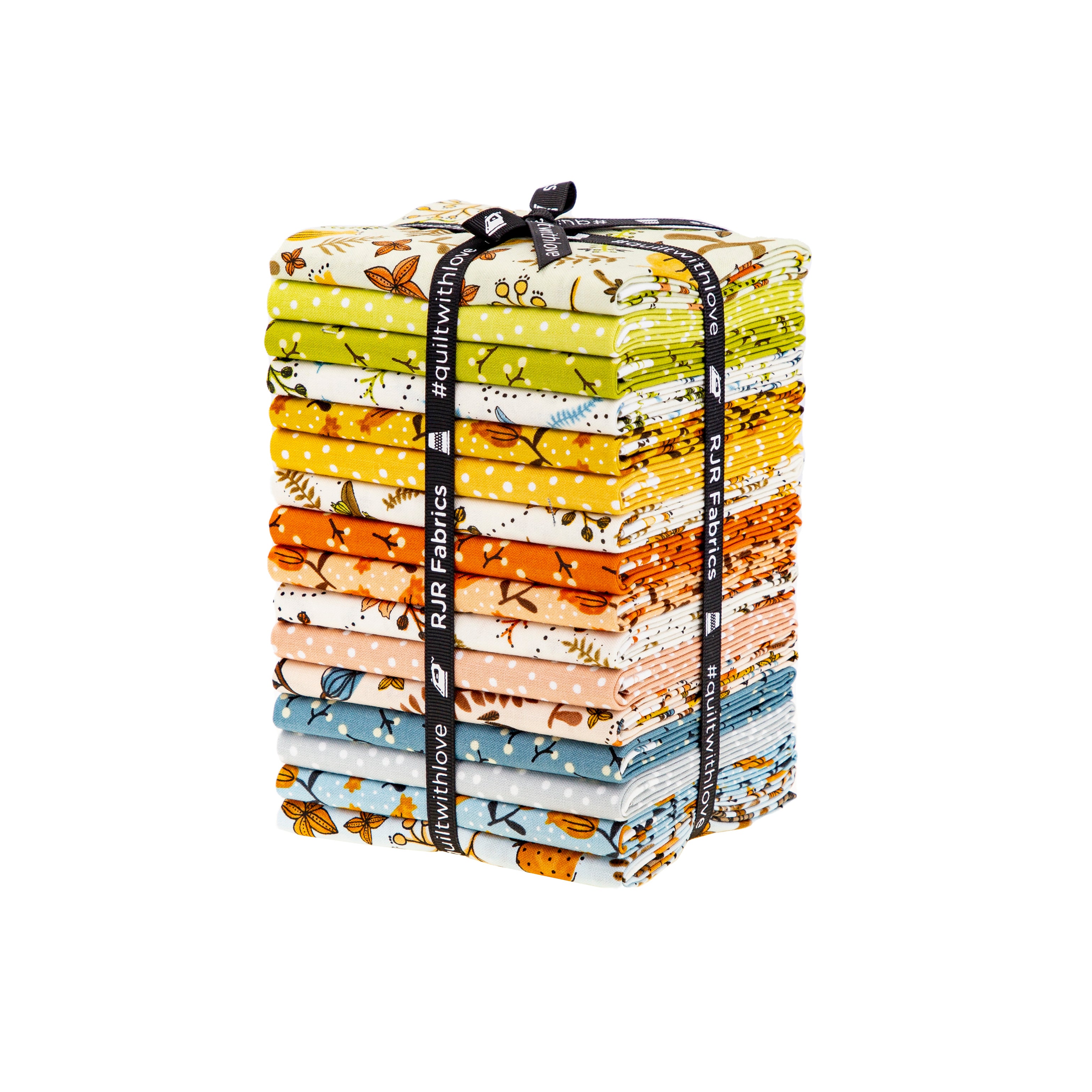 Whimsical Fleur de Joy Fat Quarter Bundle - 16 Fat Quarters