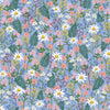 Wildwood - Wildflowers - Periwinkle Cotton Lawn Yardage