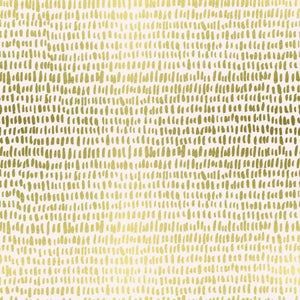 Wildwood - Hatchmarks Cream Lawn Metallic Yardage