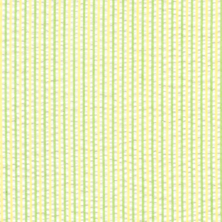 Seersucker Stripe Sprout - Cotton & Polyester Blend Yardage - 56" Width