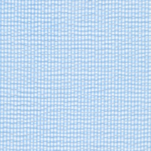 Seersucker Check Cornflower - Cotton & Polyester Blend Yardage - 56" Width