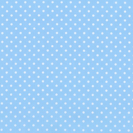 Sevenberry Petite Basics - Dots Baby Blue Yardage