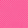 Sevenberry Petite Basics - Dots Hot Pink Yardage