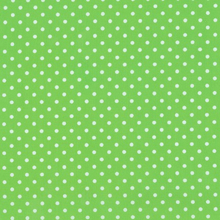 Sevenberry Petite Basics - Dots Green Yardage