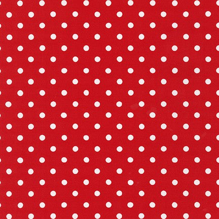 Sevenberry Petite Basics - Dots Red Yardage