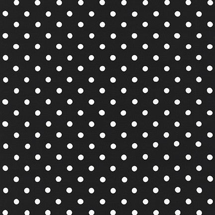 Sevenberry Petite Basics - Dots Black Yardage