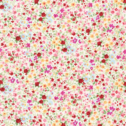 Sevenberry Petite Garden - Fresh Florals Spring Yardage