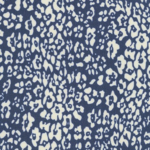 High Multi Chiffon Navy Ivory Yardage