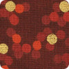 Sweet Pumpkin Spice - Dots Cranberry Metallic Yardage