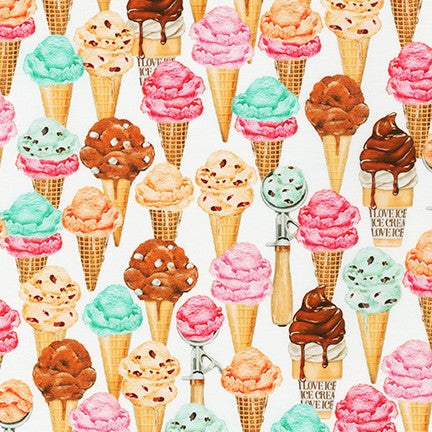 Sweet Tooth - Ice cream Cones Yardage