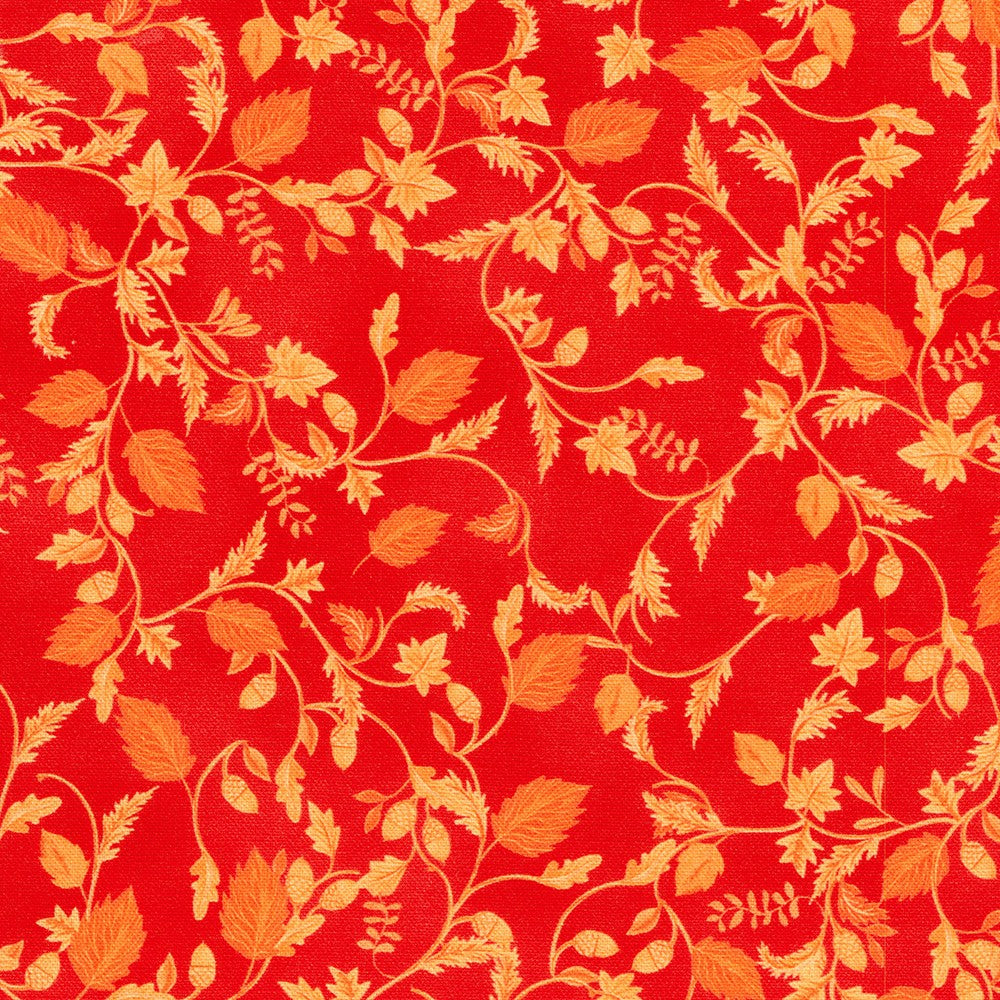 Thankful - Fall Foliage Red Pimento Yardage