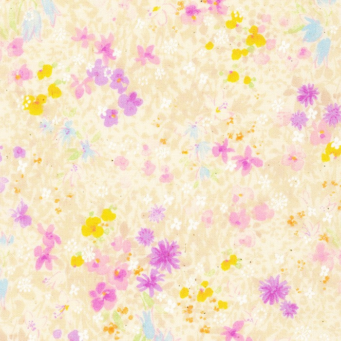 Sevenberry Water Garden - Florals Rose Fabric