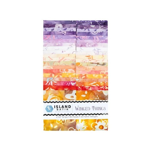 Winged Things Batik Strip Pack