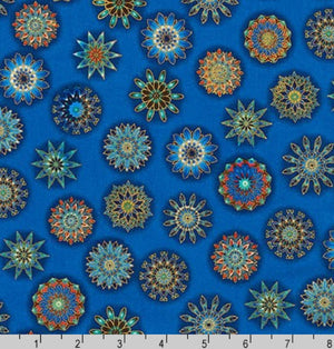 Robert Kaufman - Terracina Metallic Jewel Blue