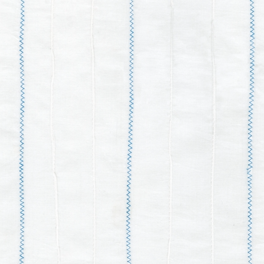 Rick Rack & Ribbons Blue by Robert Kaufman | Cotton Lightweight Fabric