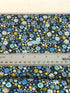 Bloom - Spring - Packed Flowers Blue Yardage