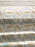 Sparkle and Fade - Feathers White/Metallic - with Silver & Gold Metallic Accent Yardage