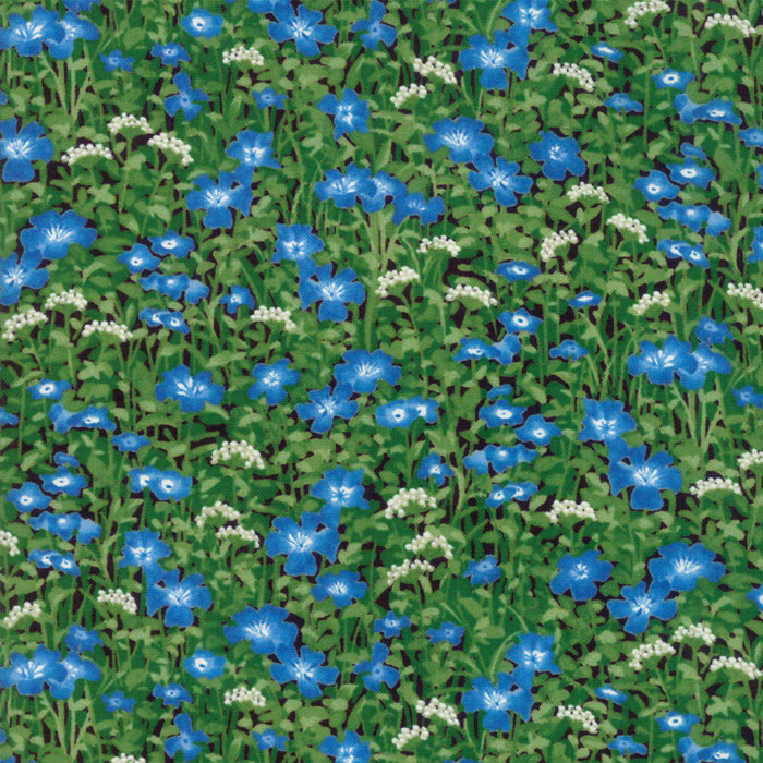 Wildflowers IX Bluebell - Wildflowers Light Blue Yardage