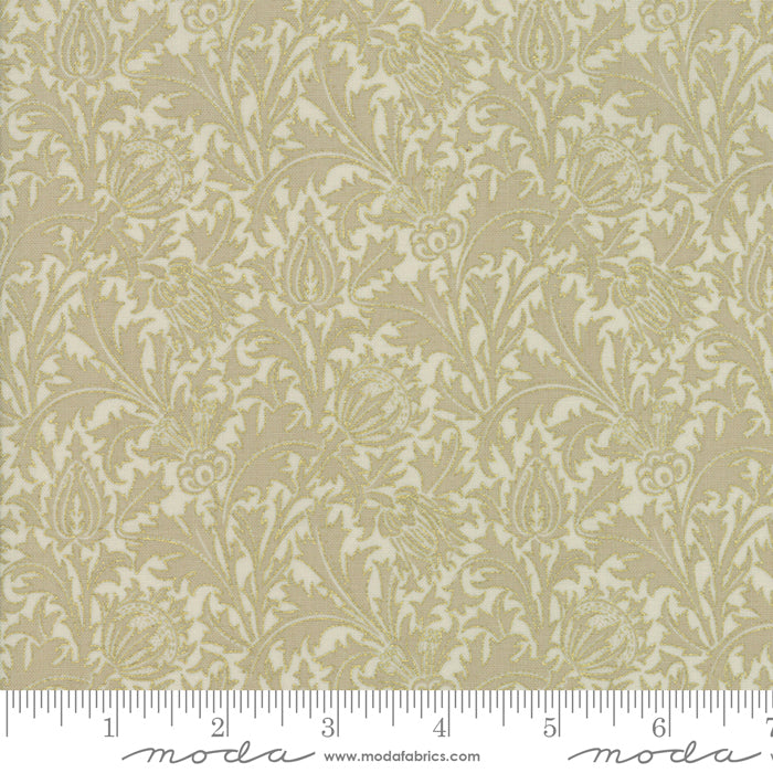 Moda Fabrics 108" Wide Morris Holiday Met Linen/Natural Quilt Back 11144 11M