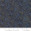 Moda Fabrics 108" Wide Morris Holiday Met Indigo Quilt Back 11144 21M