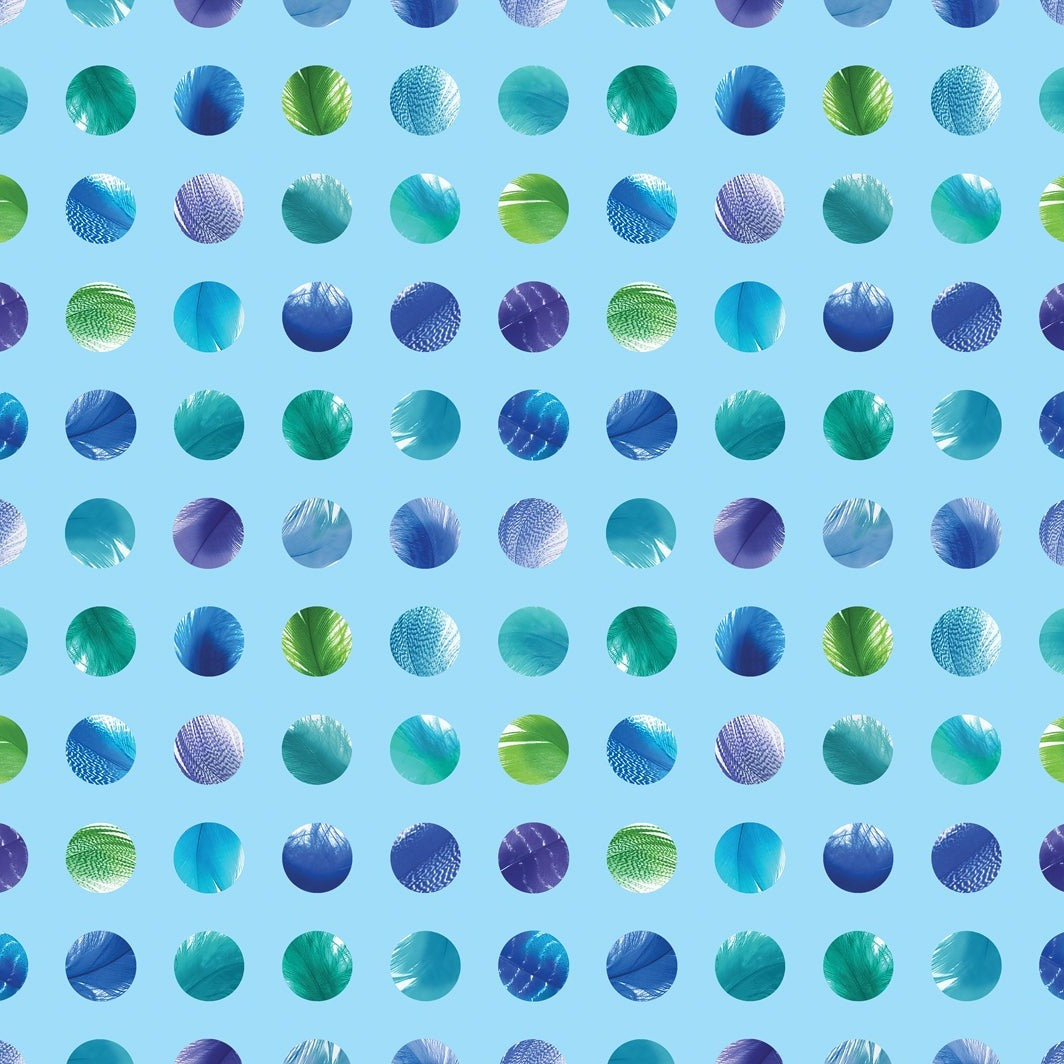 Moda - Gradients 2 Splash Dots Blue Fabric