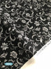 Lilacs in Bloom - Vine Scroll Black