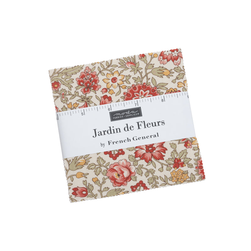 Jardin De Fleurs Charm Pack by French General for Moda Fabrics | Precuts