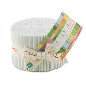 Moda Fabrics - Bella Solids Feather Junior Jelly Roll 9900JJR 127