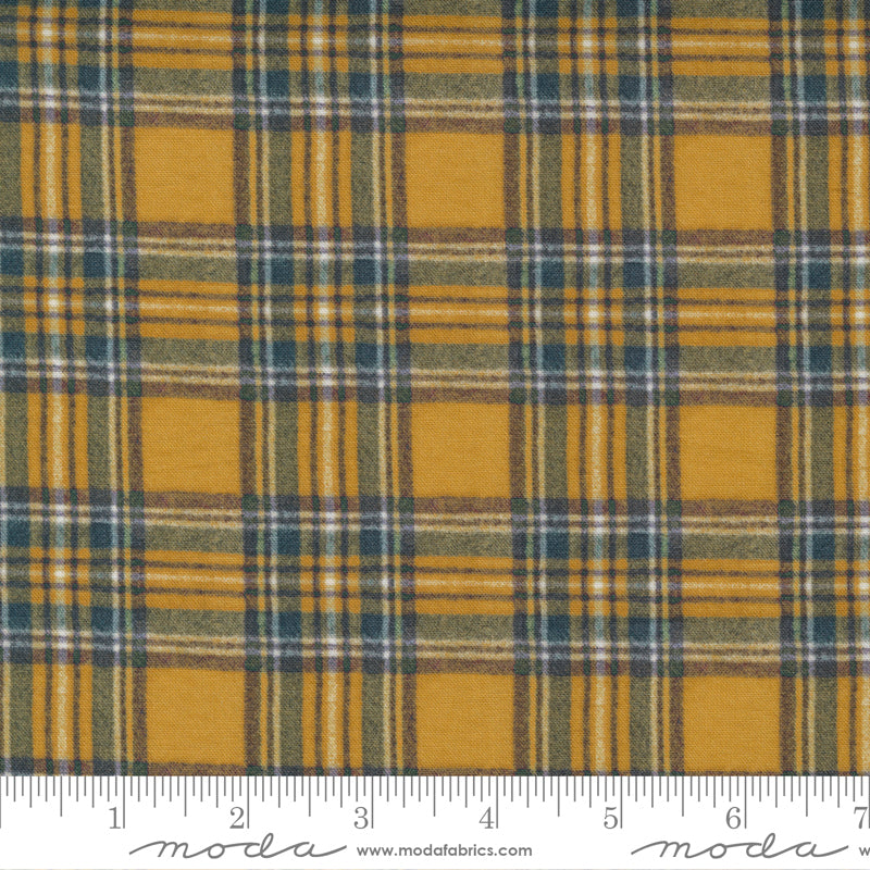 Moda - Outdoorsy - Faded Plaid Goldenrod