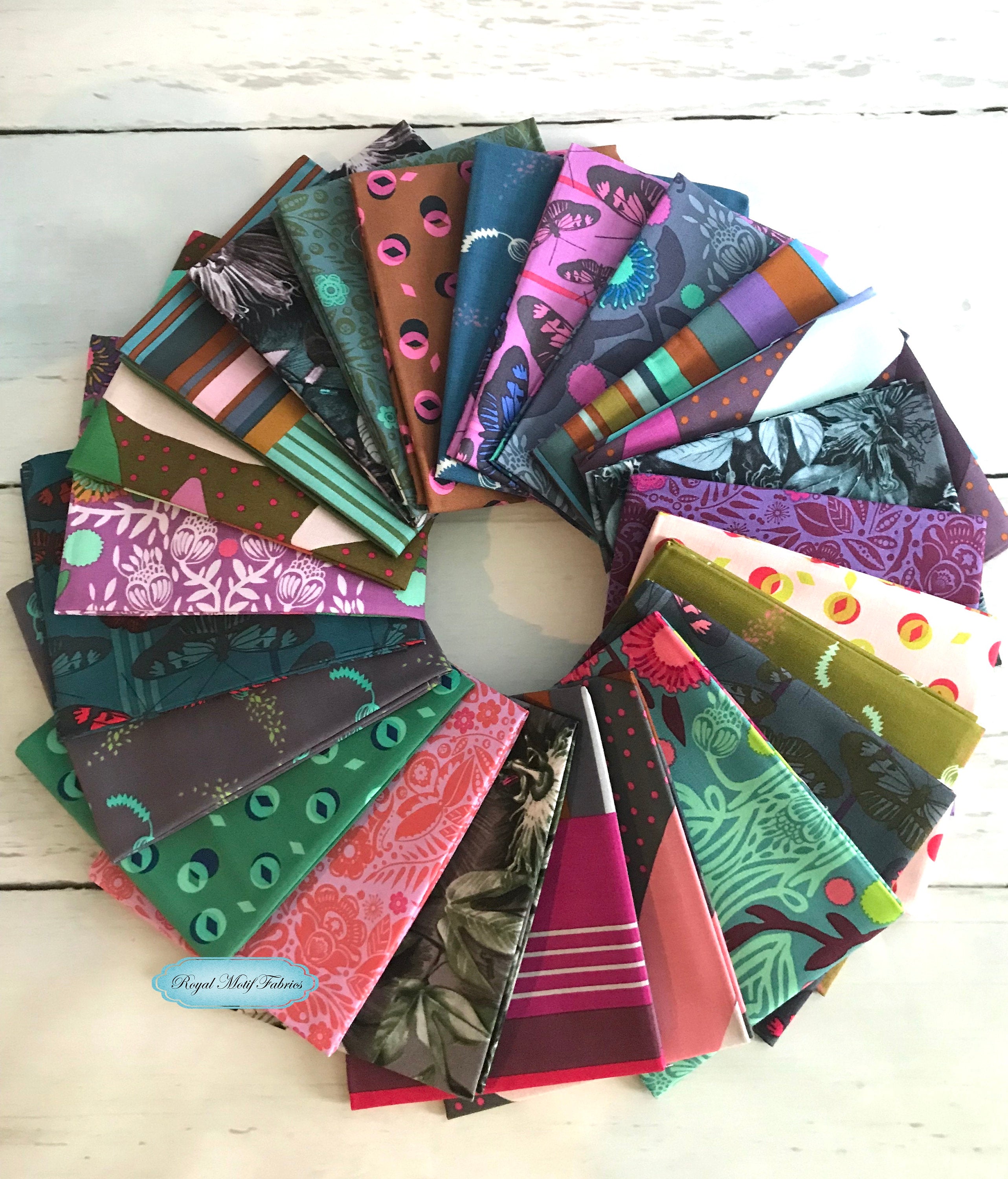 Passion Flower Fat Quarter Bundle - 24 FAQ