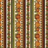 Harvest Berry Pumpkin Stripe Cream/Multi by Benartex | Designer Fabric