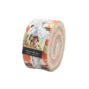 Strawberries and Rhubarb Jelly Roll by Fig Tree And Co. for Moda Fabrics