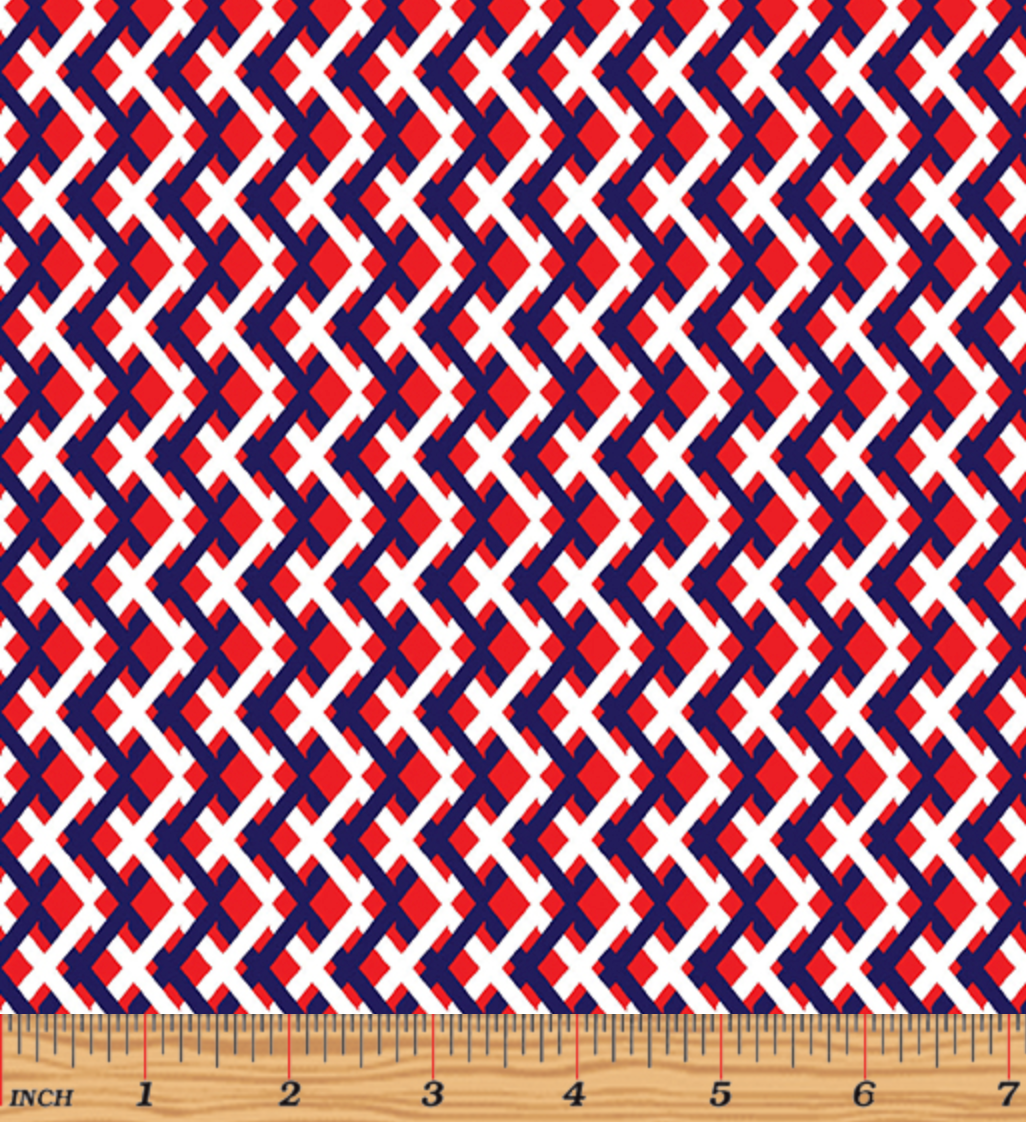 Love American Style - Spectator Plaid Red Yardage