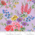 Wildflowers IX Lilac - Floral Bouquet Lavender Yardage