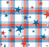 All American - Plaid White Yardage