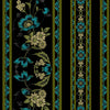 Midnight Garden - Border Teal by RJR