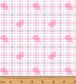 Hunny Bunny - Bunny Plaid Yardage