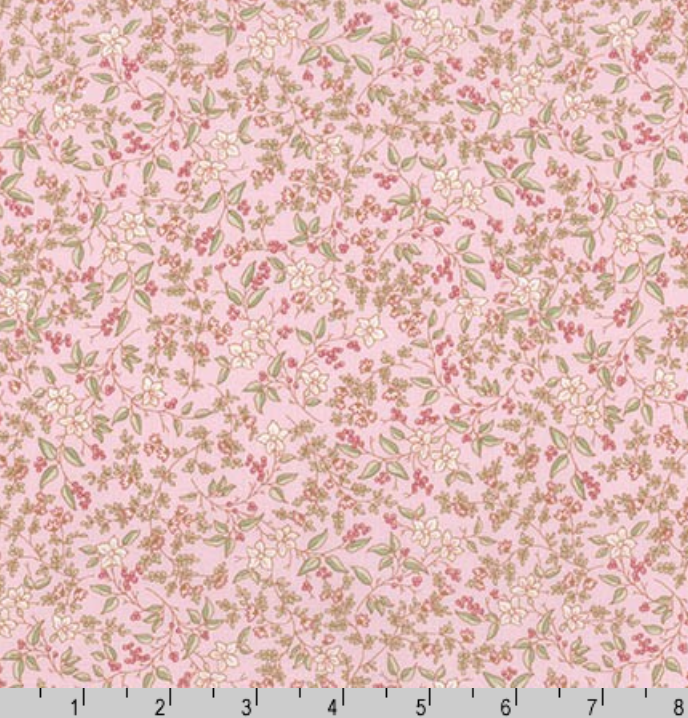 Robert Kaufman - Eaton Place Tiny Florals Rose