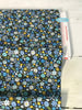 Fat Quarter - Bloom - Spring - Packed Flowers Blue