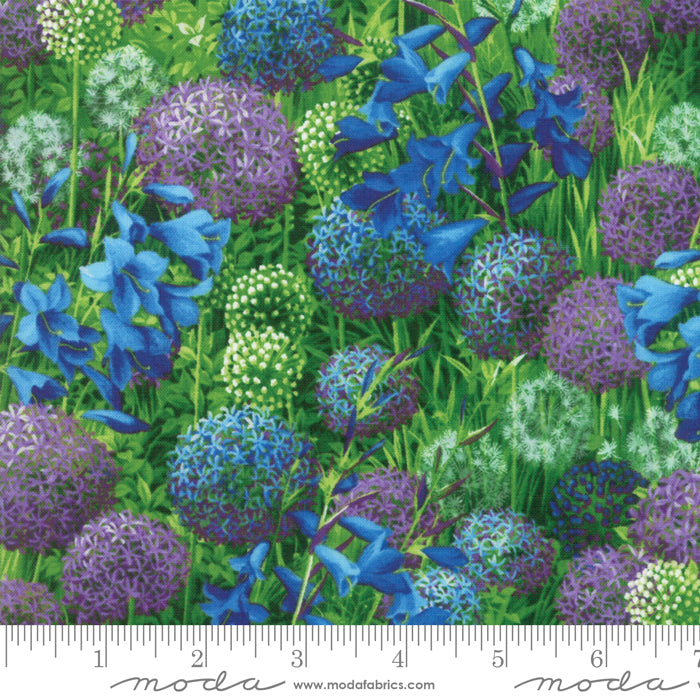 Wildflowers IX Bluebell - Field Of Flowers Yardage