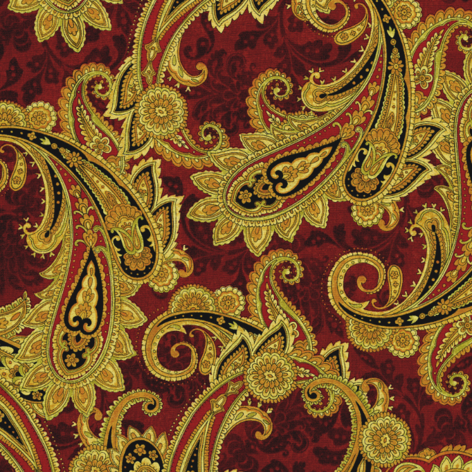 Casablanca Paisley Sienna Fabric - RJR 