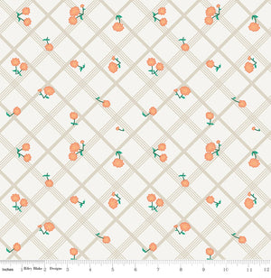 Calico Crow - Plaid Cream Yardage