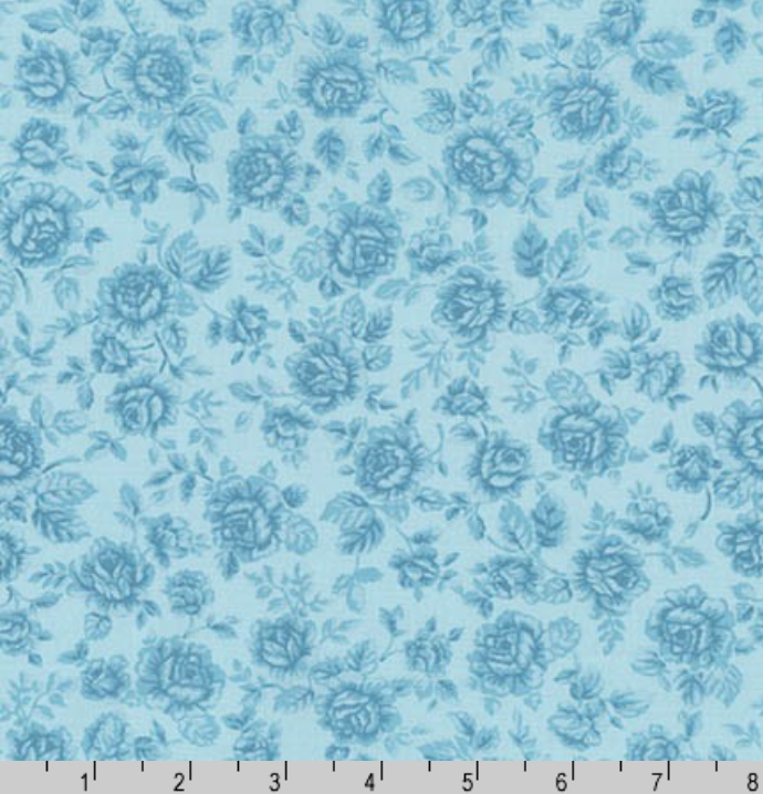 Robert Kaufman - Eaton Place Floral Blue