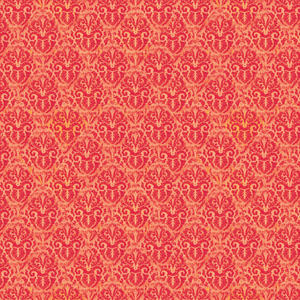 Blossom and Bloom - Nouveau Damask Orange