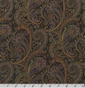 Paisley Prints Black by Robert Kaufman | Designer Fabric | Royal Motif