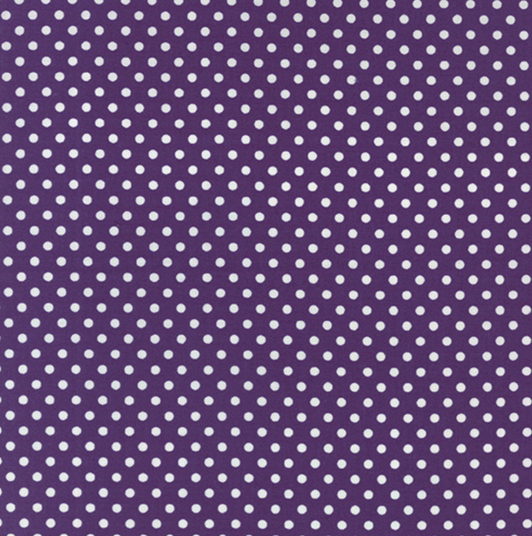 45" Dottie - Dottie Small Dots on Purple - Remnant