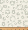 Sunburst Gray/White Yardage