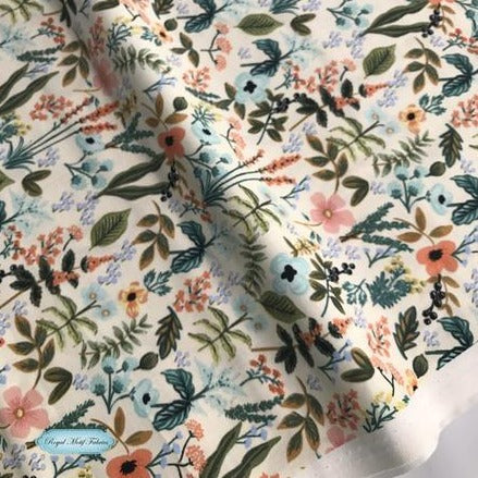 Amalfi Herb Garden Natural Cotton Fabric