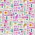 Studio E Fabrics - Kitty Glitter - Words