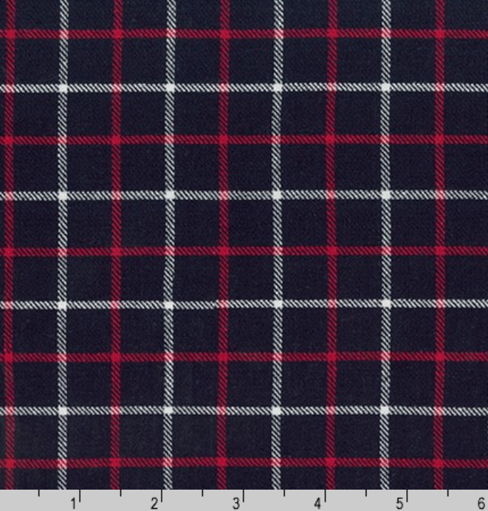 Sevenberry Classic Plaid Yarn Dyed Twill Navy